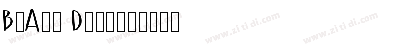 Black Decker字体转换 Black Decker字体转换